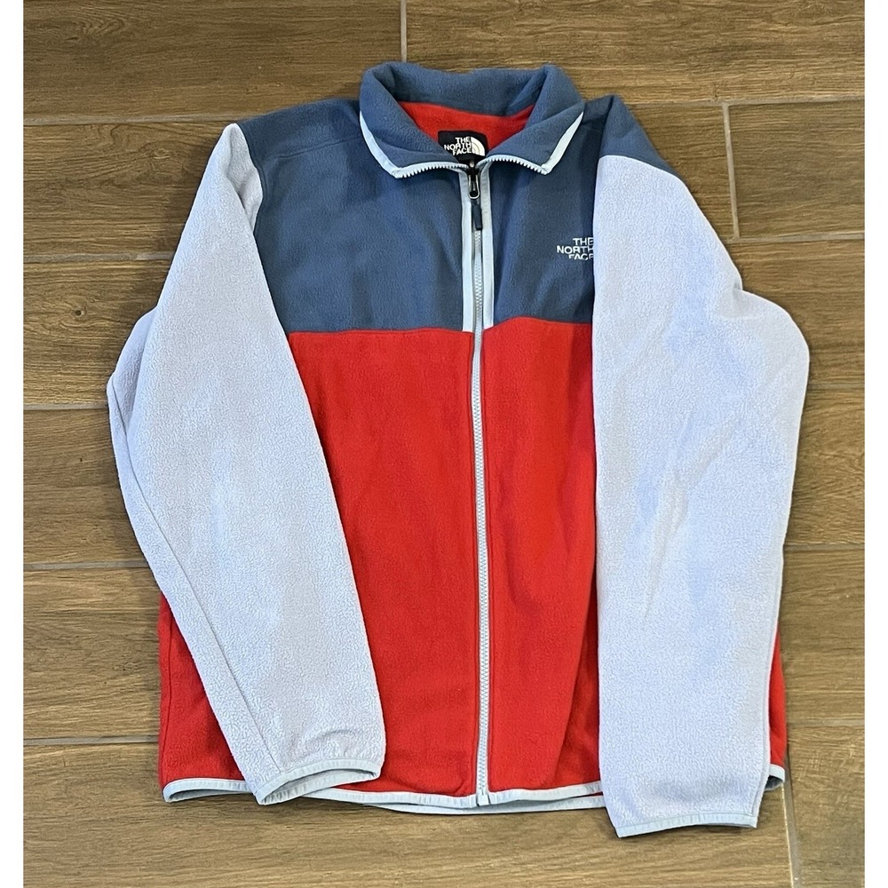 The North Face Men's Glacier Alpine Jacket Large Full Zip Low Pile Fleece